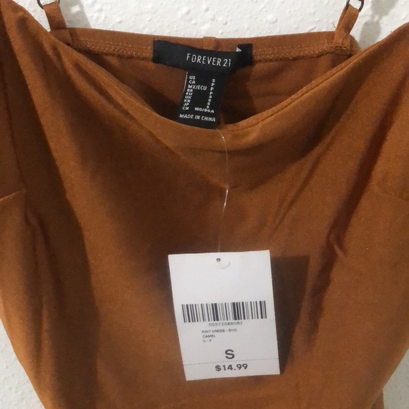 Forever 21 Camel Knit Mini Dress - Picture 3 of 4